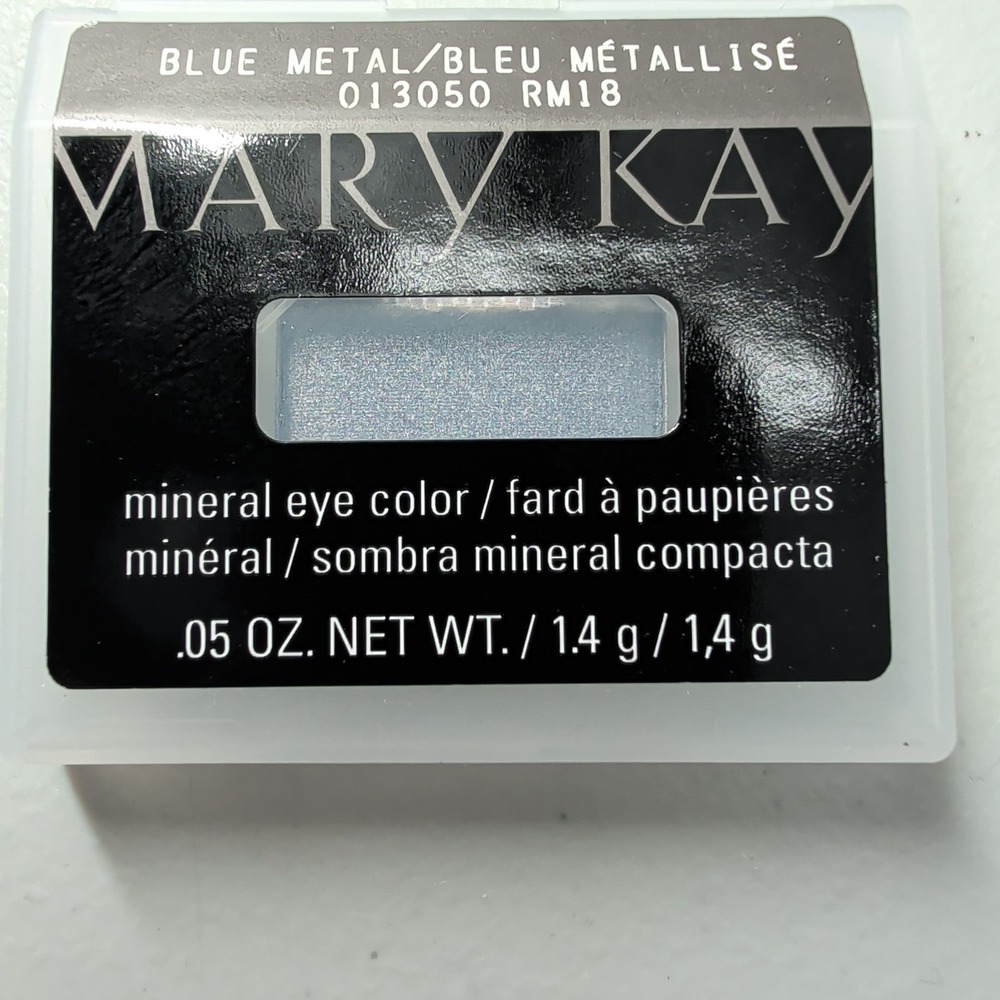 Mary Kay Mineral Eye Color Blue Metal 013050 RM18 Shimmer Eyeshadow Single Pan